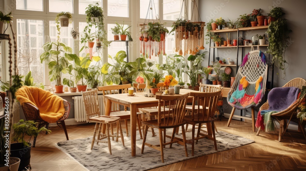 Obraz premium plants boho interior