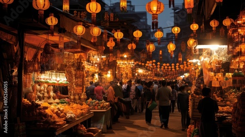 marketplace orange light