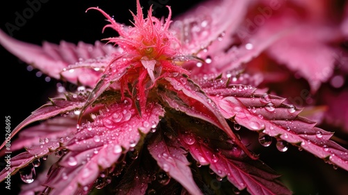 vibrant cannabis pink