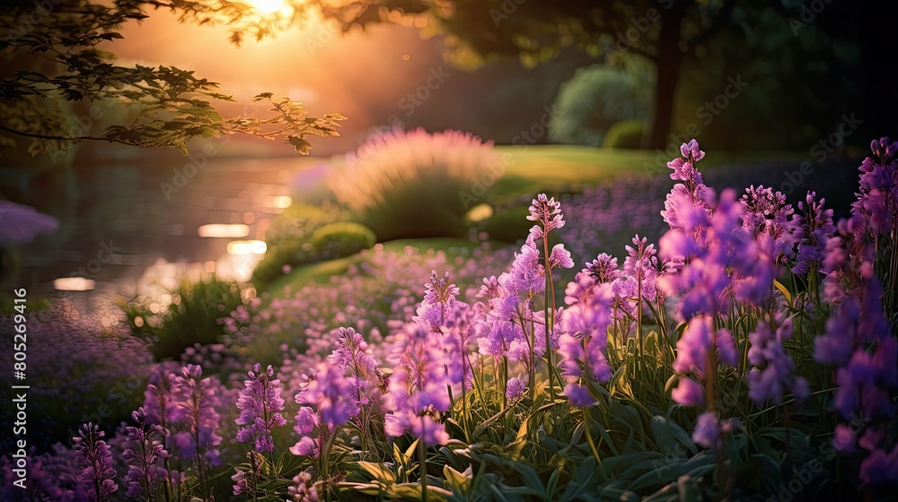 Obraz premium lilac purple light