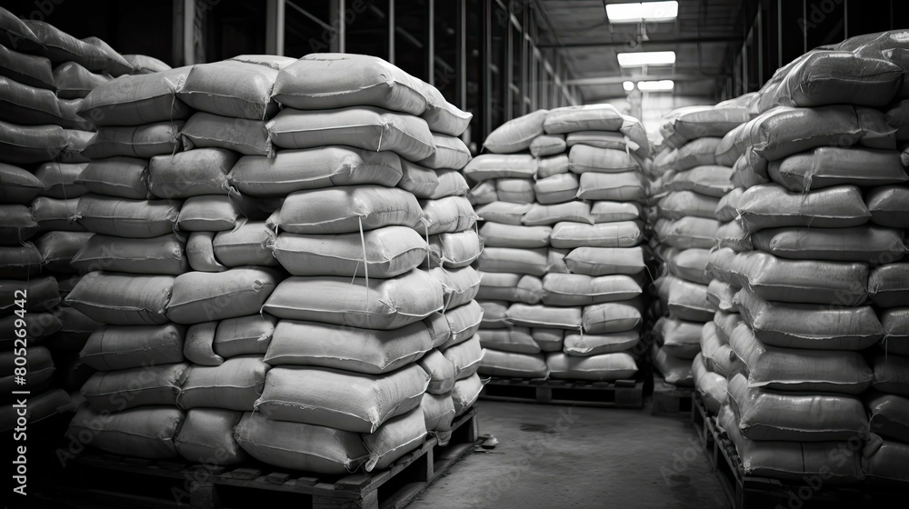 Obraz premium warehouse shop Cement Factory