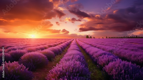 violet purple fields