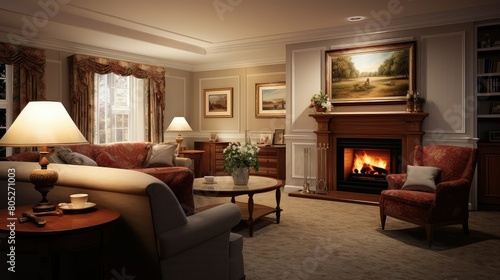 Wallpaper Mural warm retirement home interior Torontodigital.ca