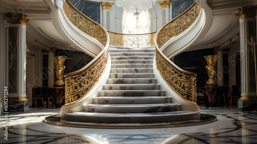 marble blurred stairs interior
