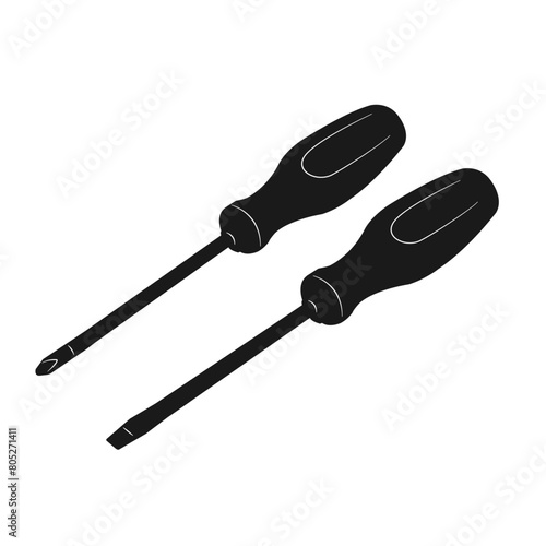 Flat and Cross Head Screwdriver