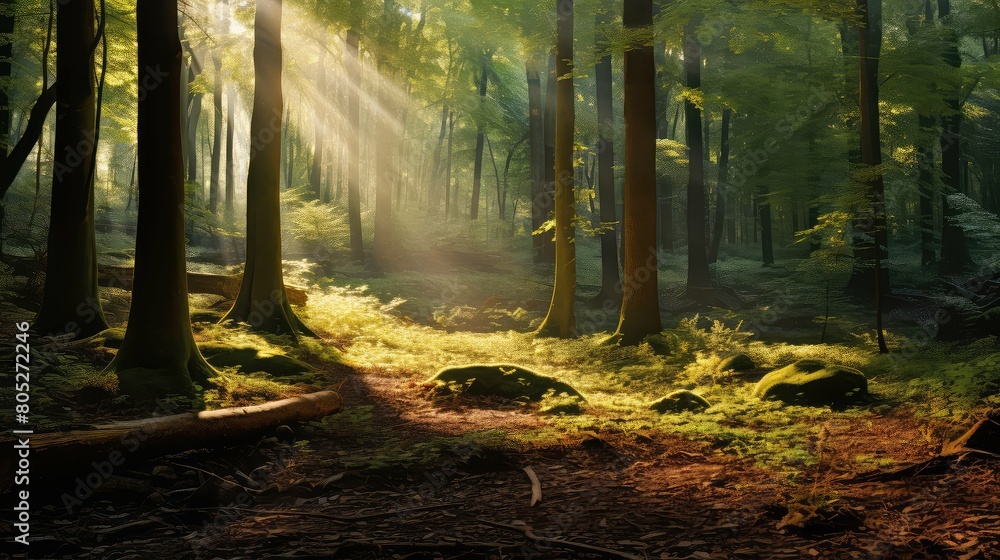 Obraz premium light earth and sun