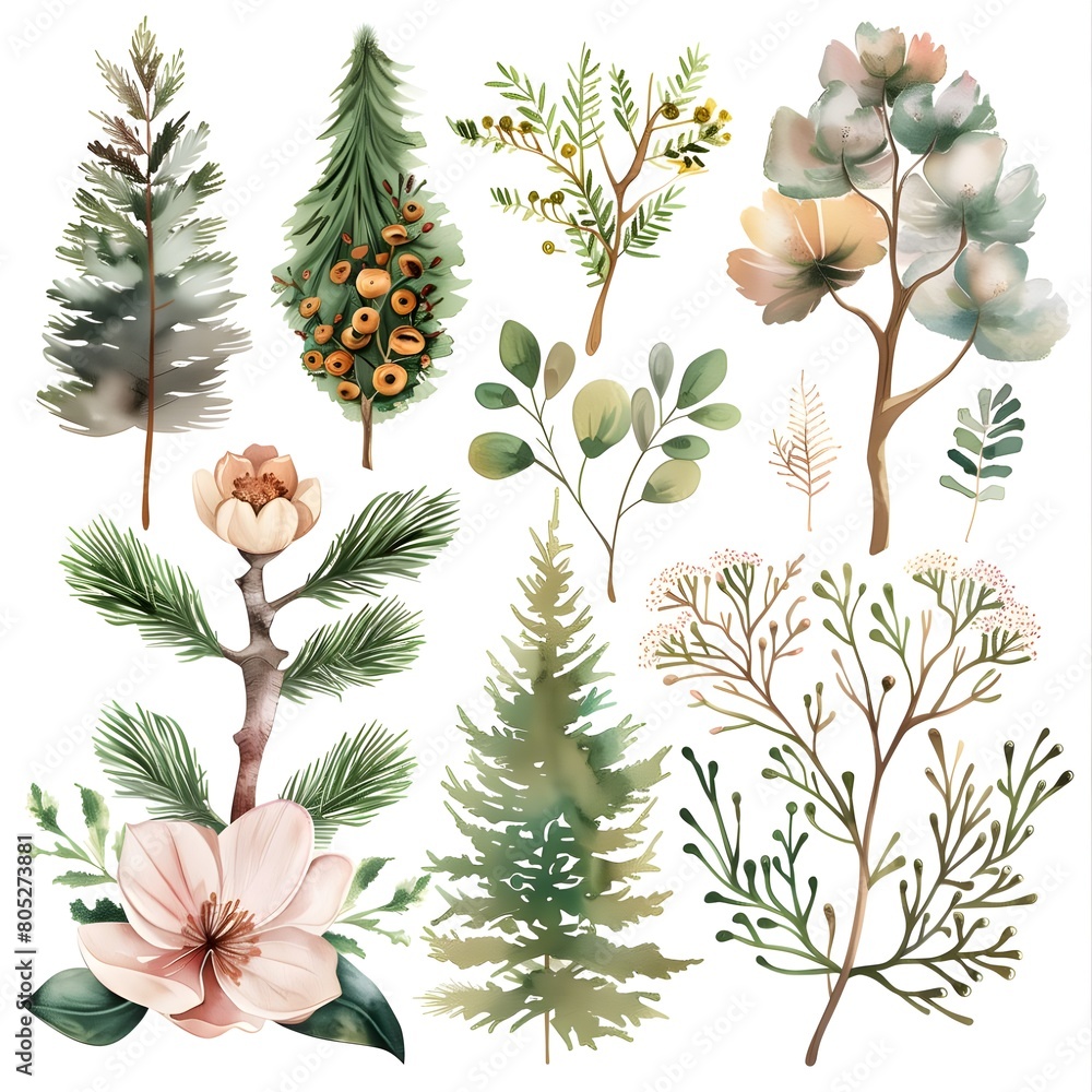 watercolor clip art set watercolor clip art set