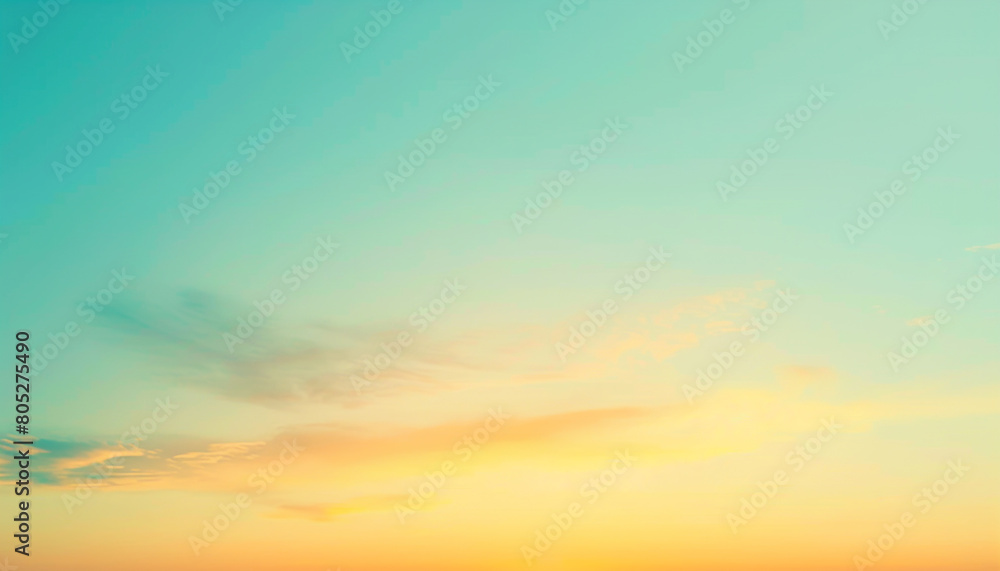 soothing horizontal gradient of sky blue and saffron, ideal for an elegant abstract background soothing horizontal gradient of sky blue and saffron, ideal for an elegant abstract background