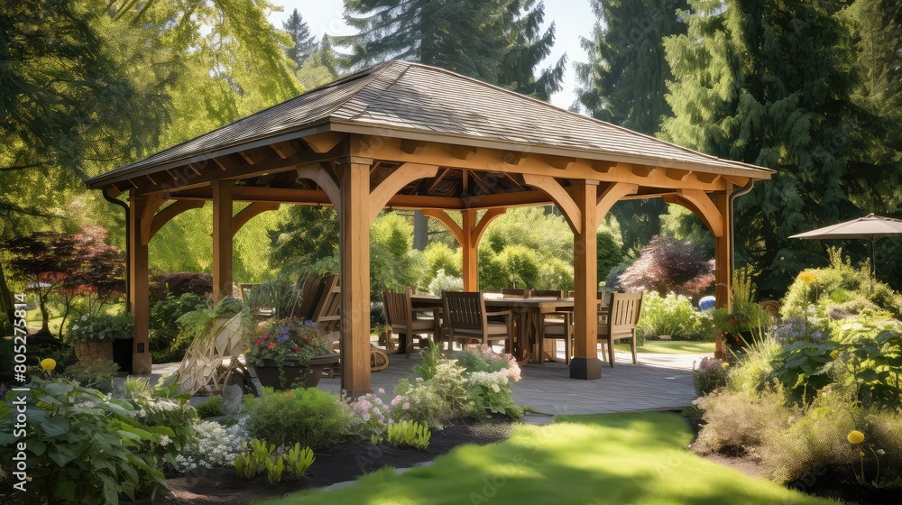 garden beam timber frame