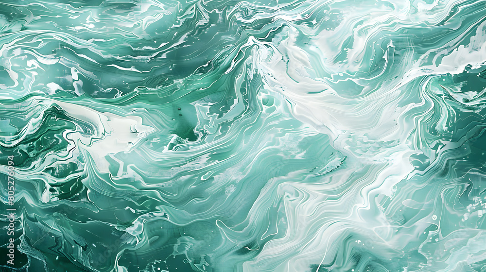 brushstrokes texture abstract background green and white wave brushstrokes texture abstract background green and white wave