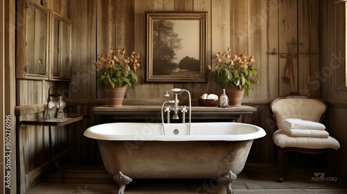 weathered rustic interior design