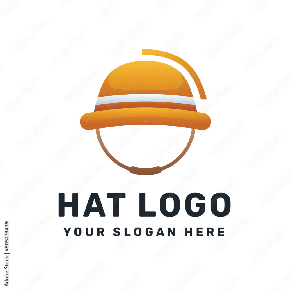 Cowboy hat icon. Gradient Colorful version, outline and filled vector sign. Beach hat linear and full pictogram. Symbol, logo illustration. Cowboy hat icon. Gradient Colorful version, outline and filled vector sign. Beach hat linear and full pictogram. Symbol, logo illustration.