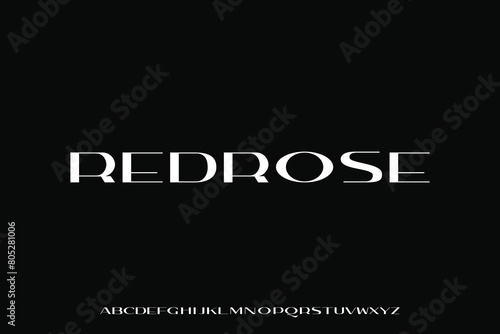 Display alphabet font vector suitable for headline, logotype, poster design and many more