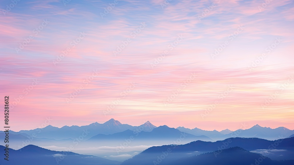 mountain pink blue mountain pink blue