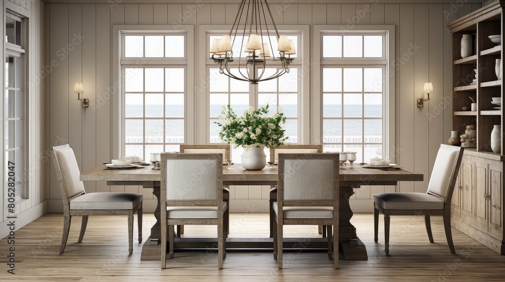 Fototapeta premium vintage farmhouse interior design