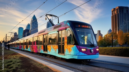 urban light rail charlotte photo