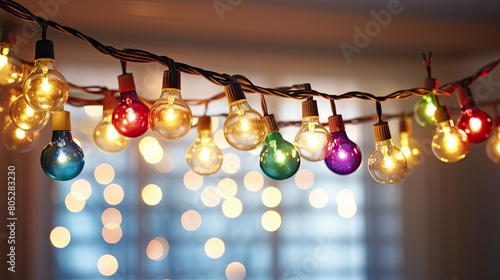cozy string of christmas lights