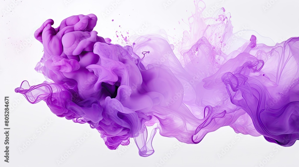 Obraz premium watercolor white and purple background