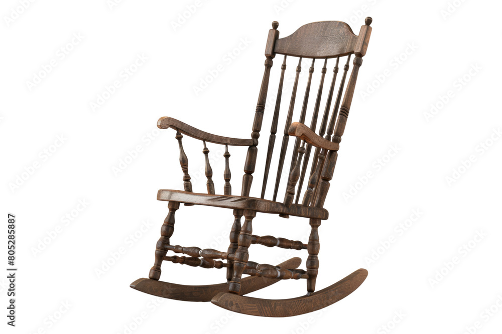 Rocking chair isolated on transparent background Rocking chair isolated on transparent background
