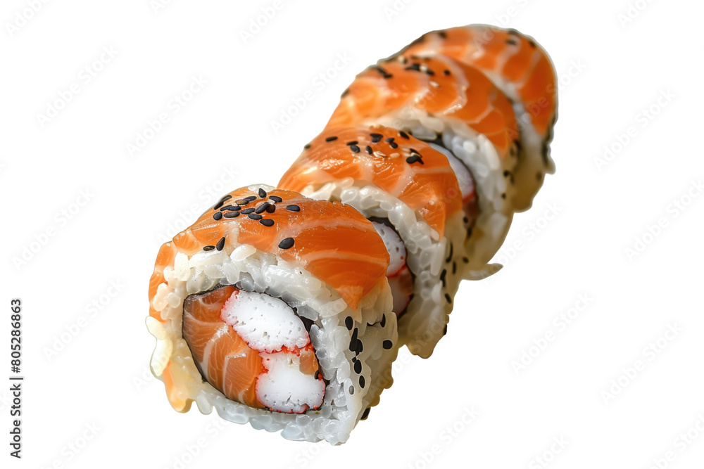 Sake Kama grilled salmon collar isolated on transparent background Sake Kama grilled salmon collar isolated on transparent background