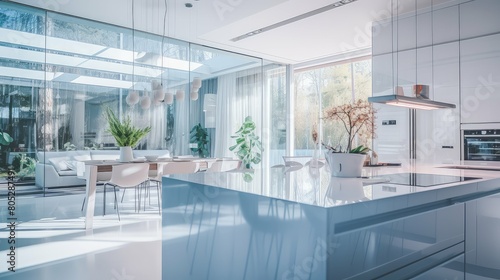 design blurred luxury modern home interior