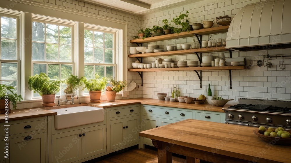 Fototapeta premium vintage farm house interior