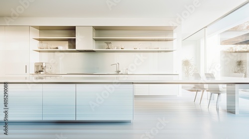 Wallpaper Mural focus blurred house interior kitchen Torontodigital.ca