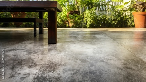 barbecue oil stain concrete photo