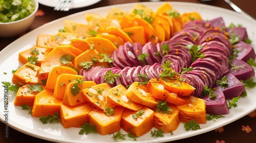 Wallpaper Mural shapes slice sweet potato Torontodigital.ca