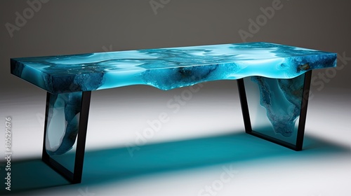 marble epoxy furniture photo