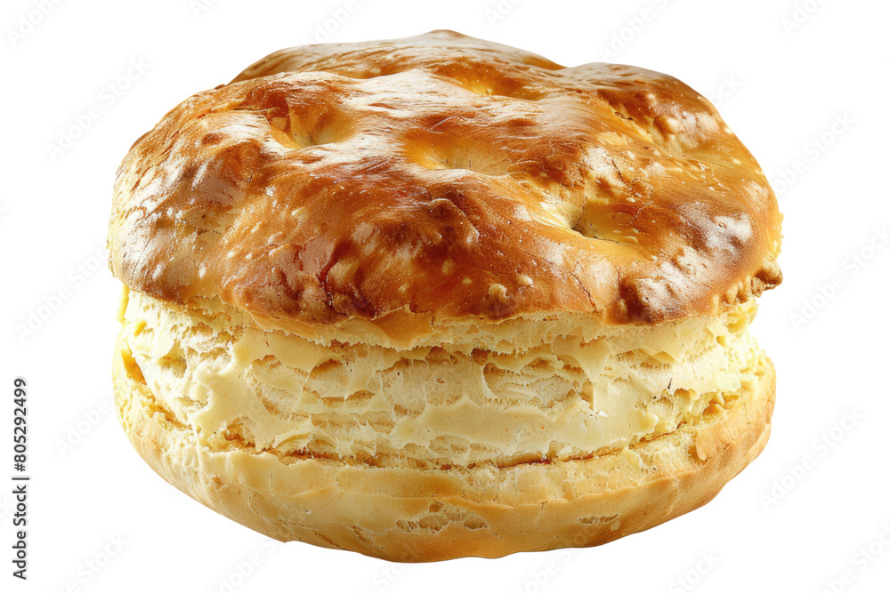 Scone on blank canvas isolated on transparent background Scone on blank canvas isolated on transparent background