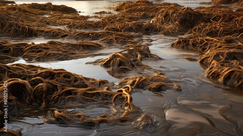 golden brown seaweed