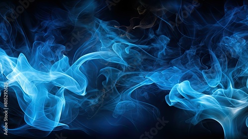 energy blue flame background