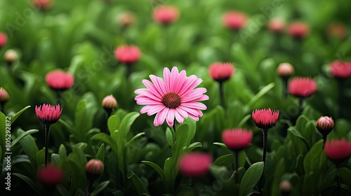 garden pink daisy