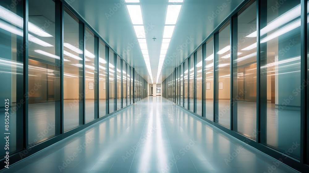 Obraz premium fast blurred building interior government
