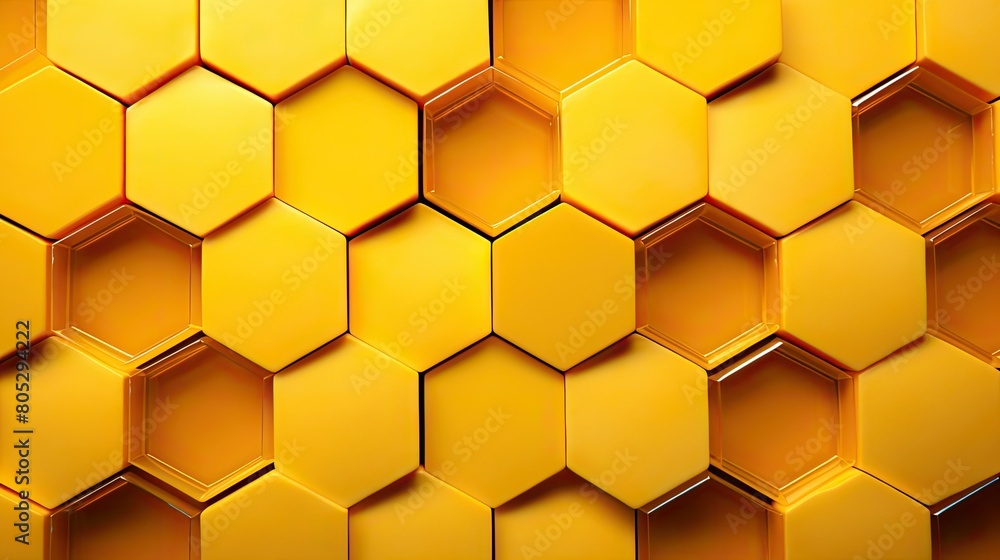 hexagons yellow geometric background hexagons yellow geometric background