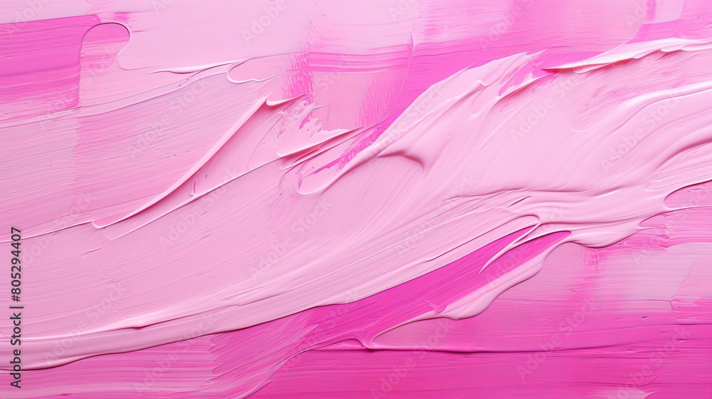 Obraz premium bold pink brush stroke