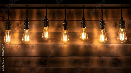 edison old style electric light bulb