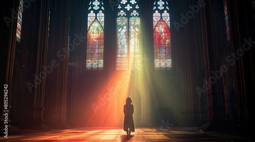 transcendence spiritual light © vectorwin