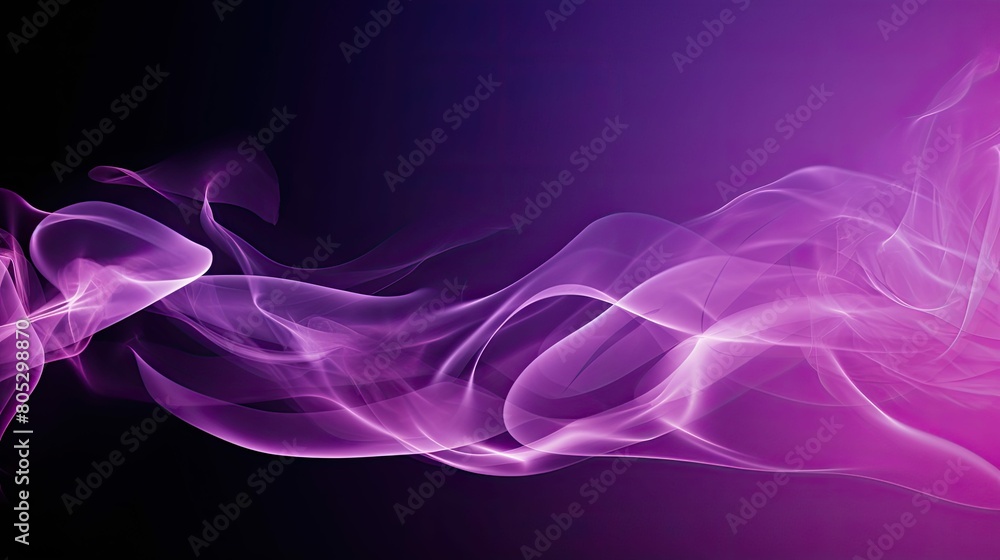 composition purple smoke transparent background