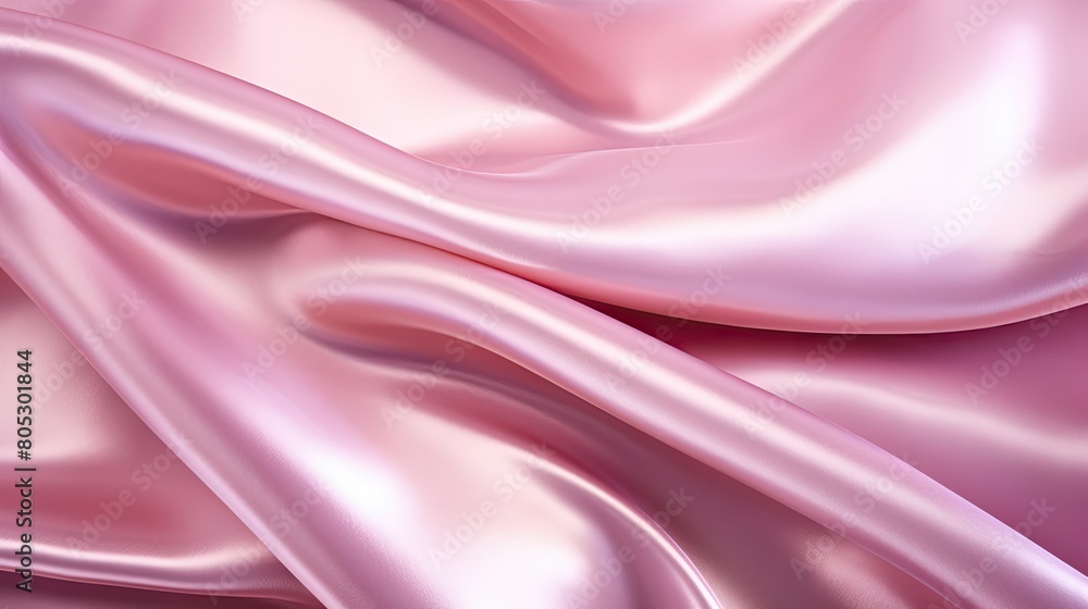 Obraz premium metallic pink silk background