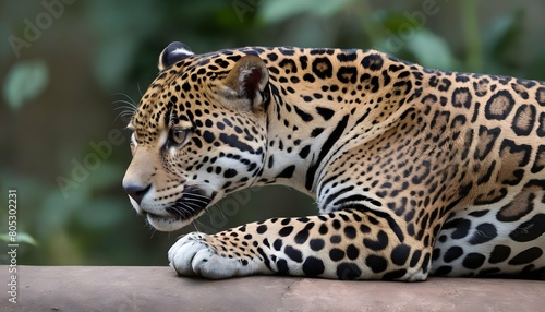 A Jaguar With Its Tail Twitching In Anticipation  2 © Shabeehah