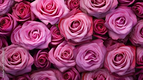 shades pink roses