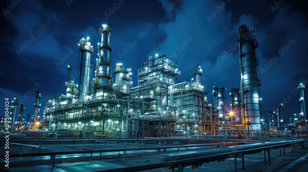 Fototapeta premium extraction oil and gas tech