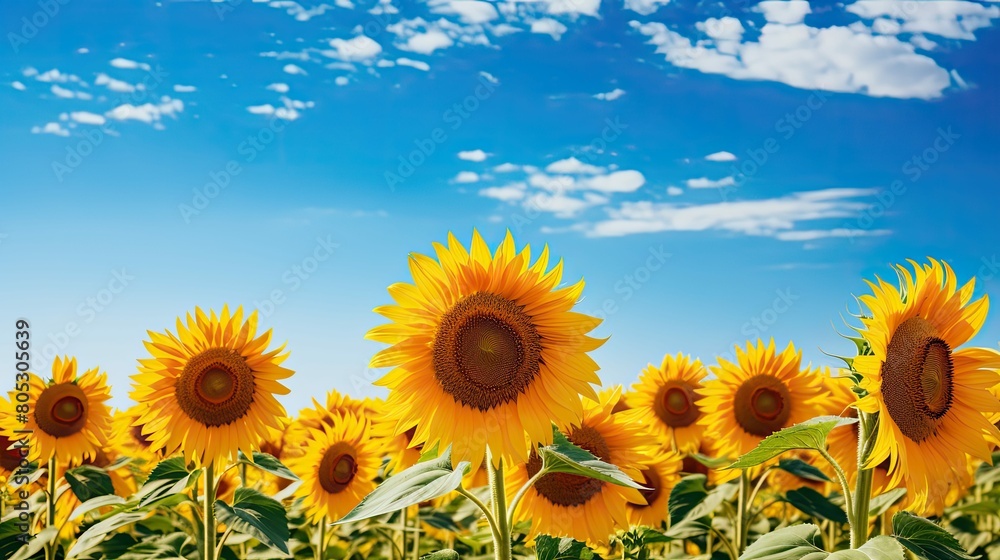 Obraz premium field sun art