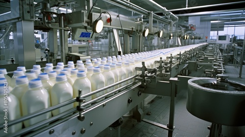 packaging factory milk production