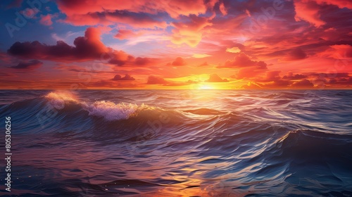 hues waves sun © vectorwin