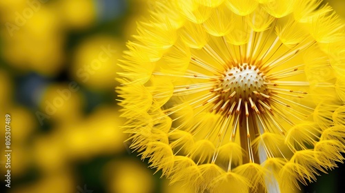 cheerful dandelion yellow