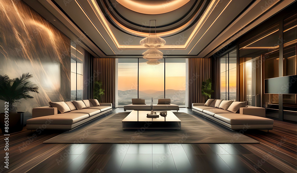 Fototapeta premium modern living room