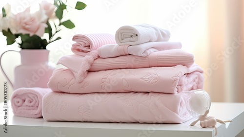 girl pink baby blanket